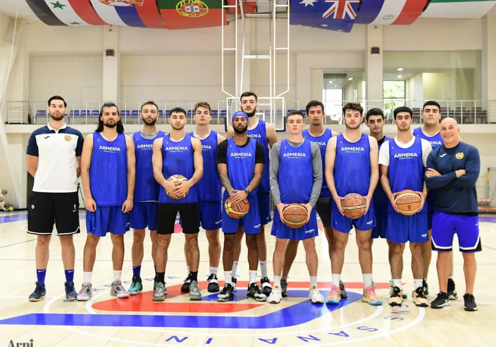 Сборная Армении по баскетболу провела тренировку в Ереване