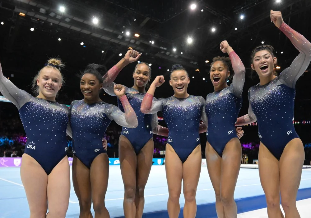 США победила в женском командном турнире на ЧМ 2023 по гимнастике