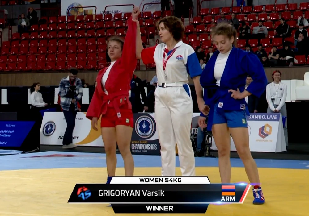Варсик Григорян принесла Армении третью медаль на домашнем ЧМ 2023 (видео)