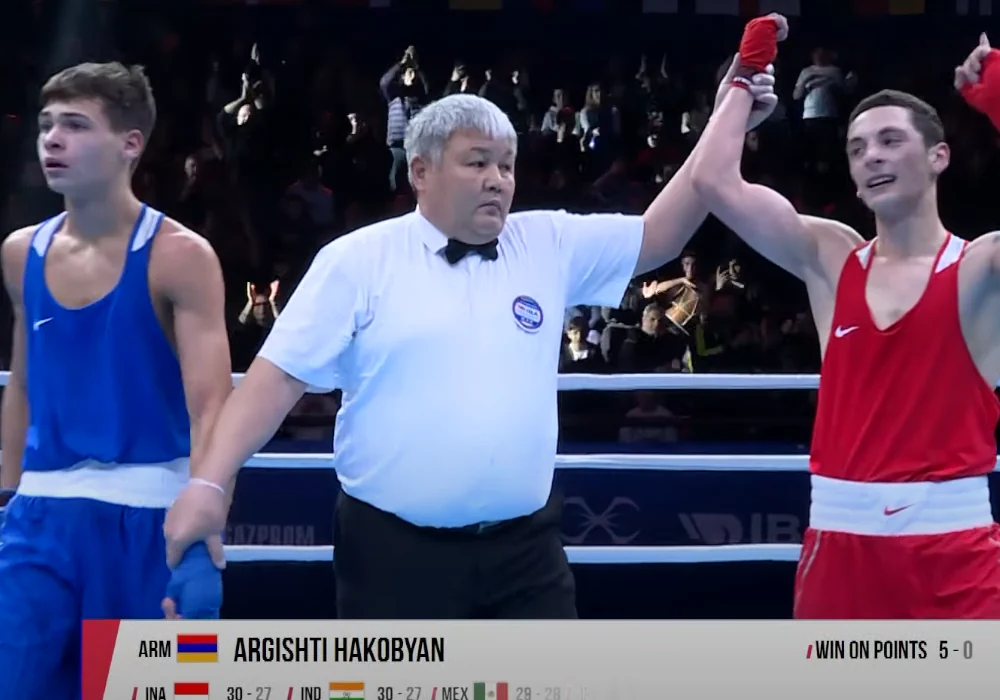 Аргишти Акопян (66 кг) — чемпион мира по боксу до 16 лет (видео)