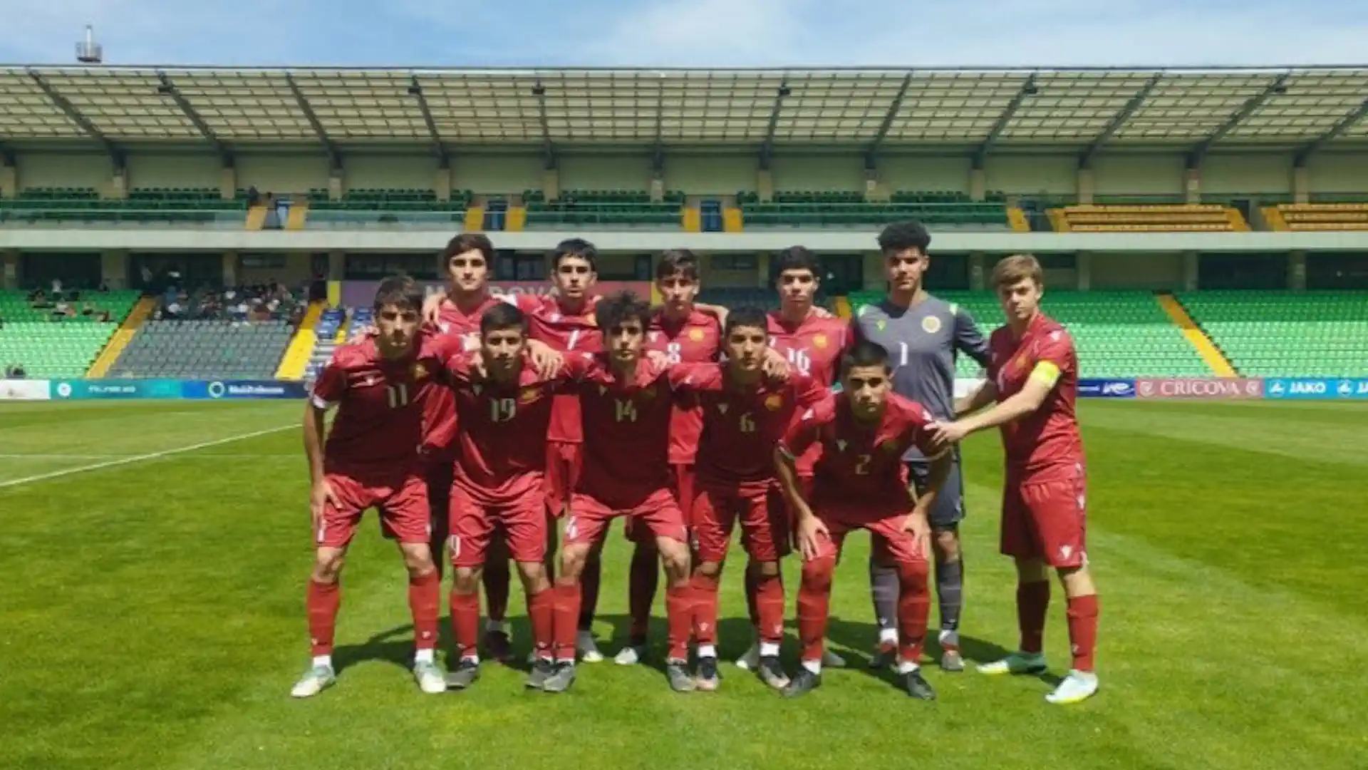 Armenia U16 national team lost to Moldova U16 at the UEFA Development tournament