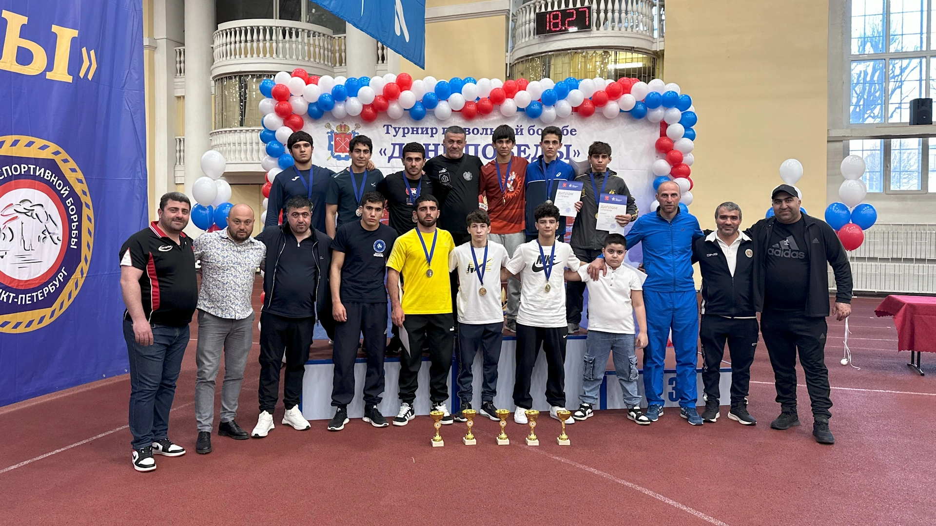 Армянские борцы завоевали 5 золотых медалей на турнире в Санкт-Петербурге