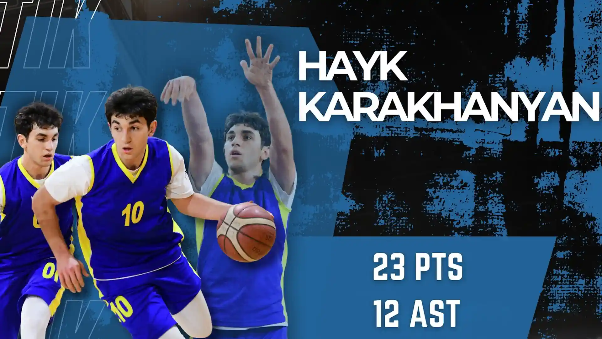 Armenian basketball player achieved a rare quadruple-double