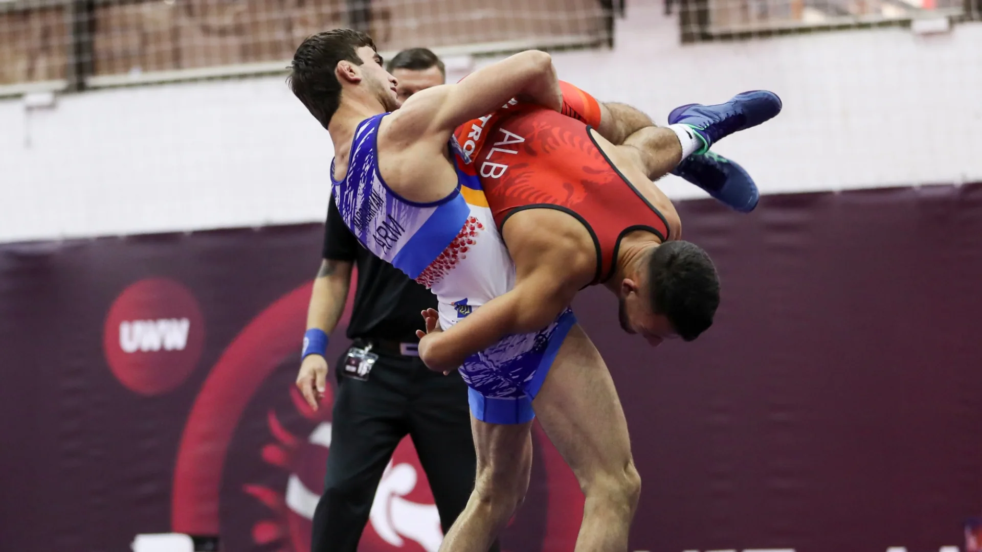 European U-17 Greco-Roman Wrestling Championship. Final pairs of the second day