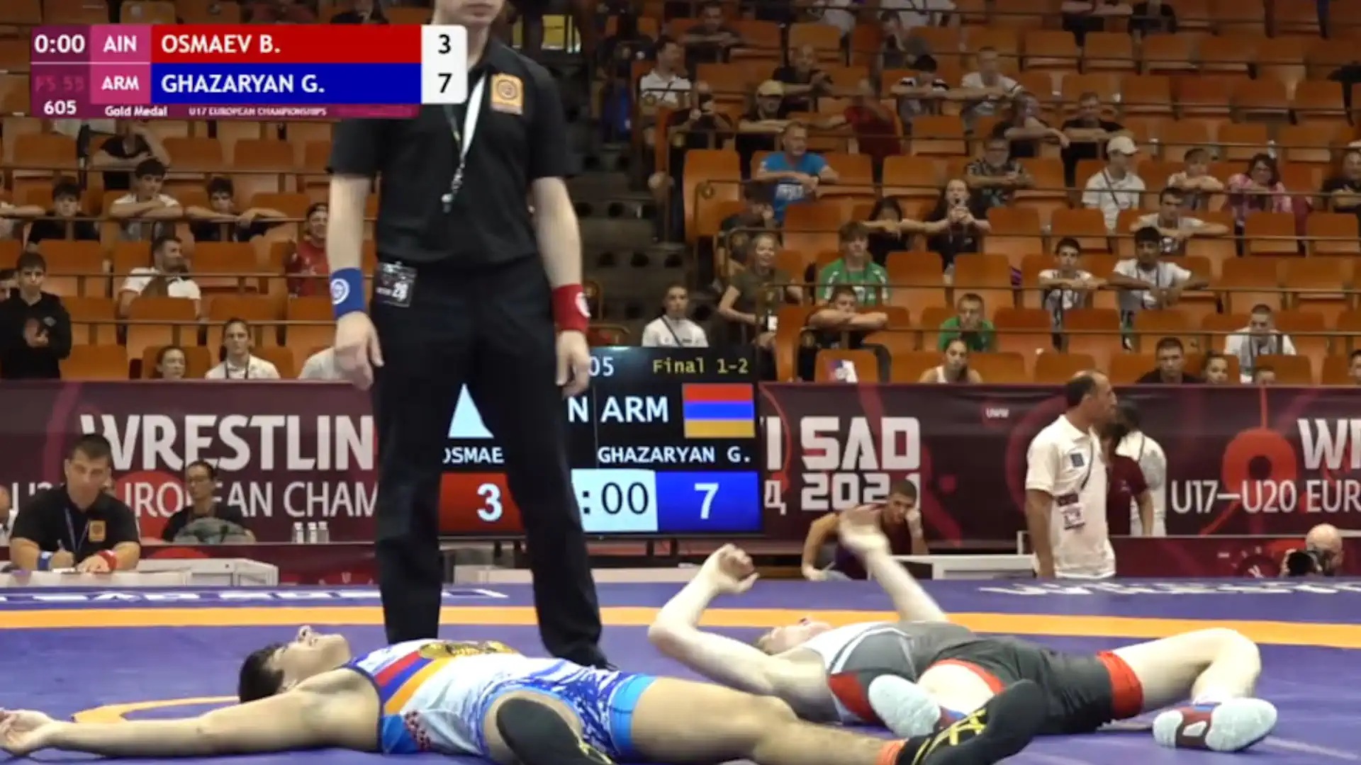 Gagik Ghazaryan is the European champion (U17) and three more bronze medals from Armenia (video)