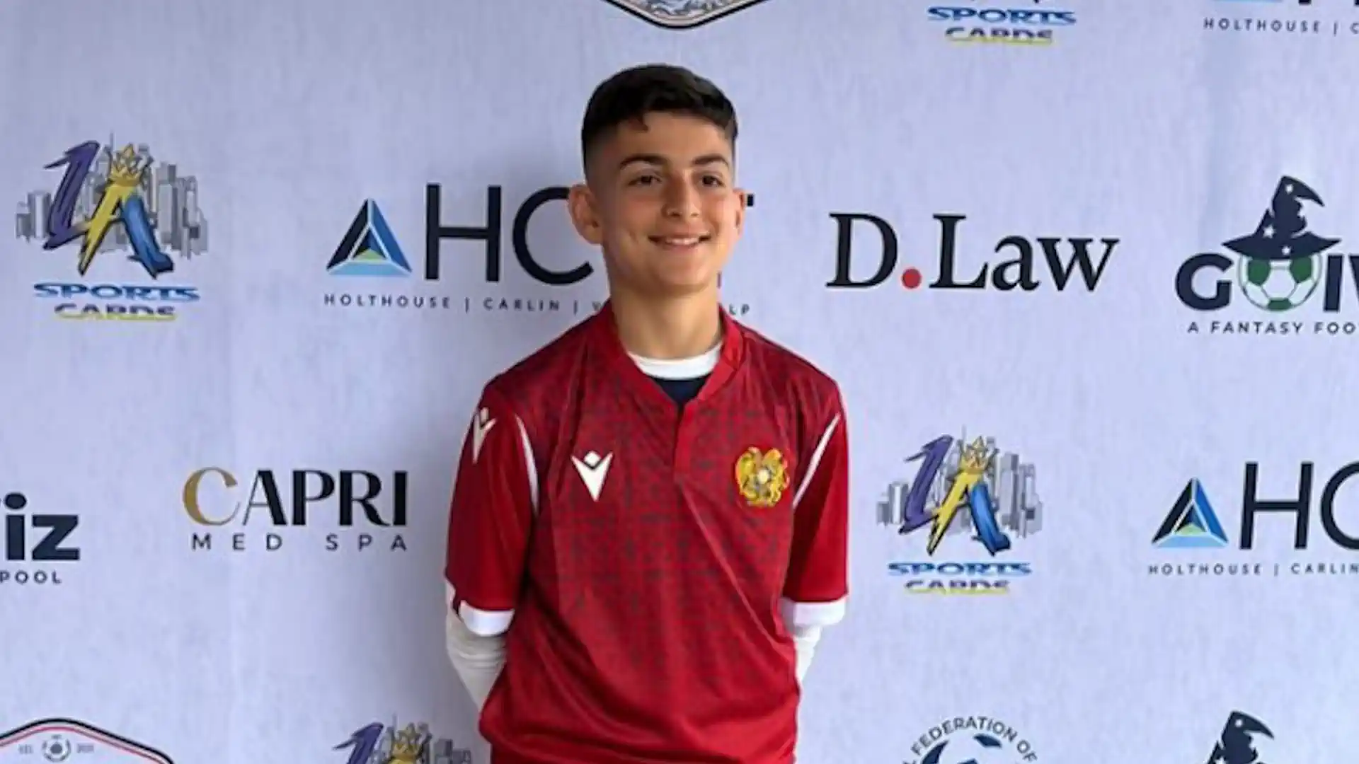 Six players from the USA were selected for the Armenian U14 national team