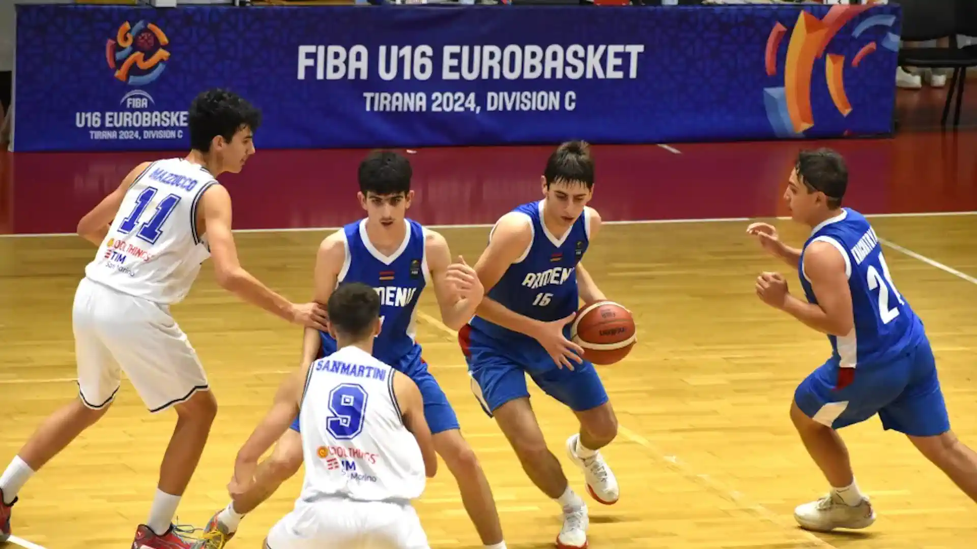 Armenia U16 men's national team crushes San Marino