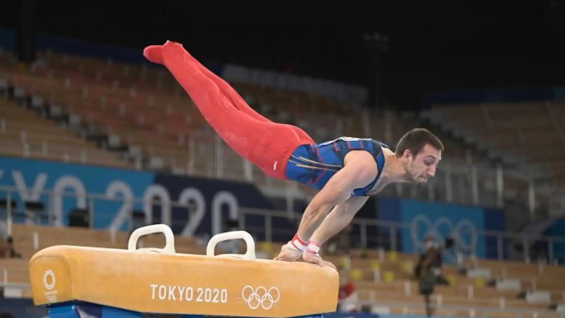 Artur Davtyan — one of four gymnasts competing in their fourth Olympics