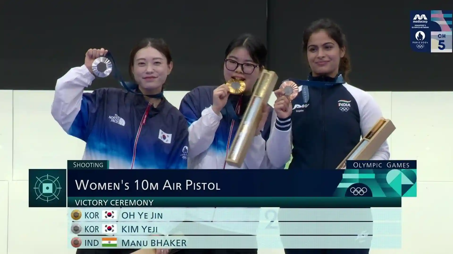 Korean O Ye Jin won in Paris with an Olympic record