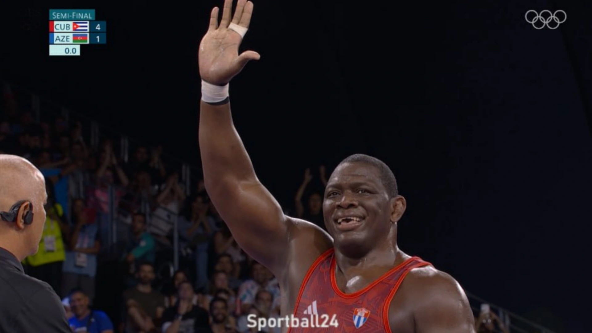 42-year-old Cuban wrestler Mihane Lopez is one step away from his 5th Olympic gold medal