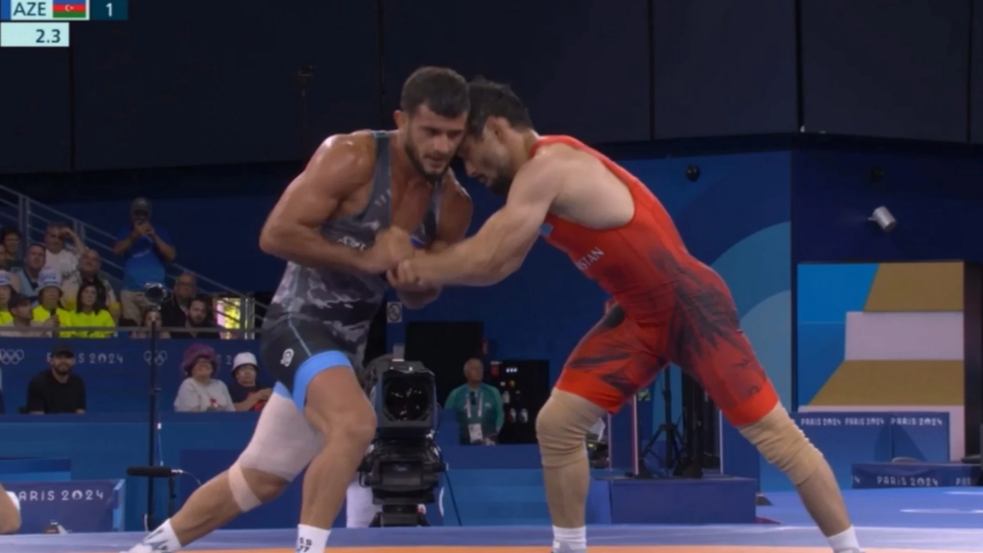 Kazakhstani wrestler Demeu Zhadrayev defeats Azerbaijani and reaches Olympic final