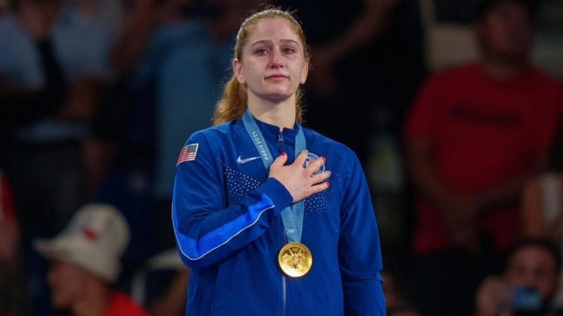 Athlete Amit Elor is the youngest Olympic champion in wrestling in the history of the USA