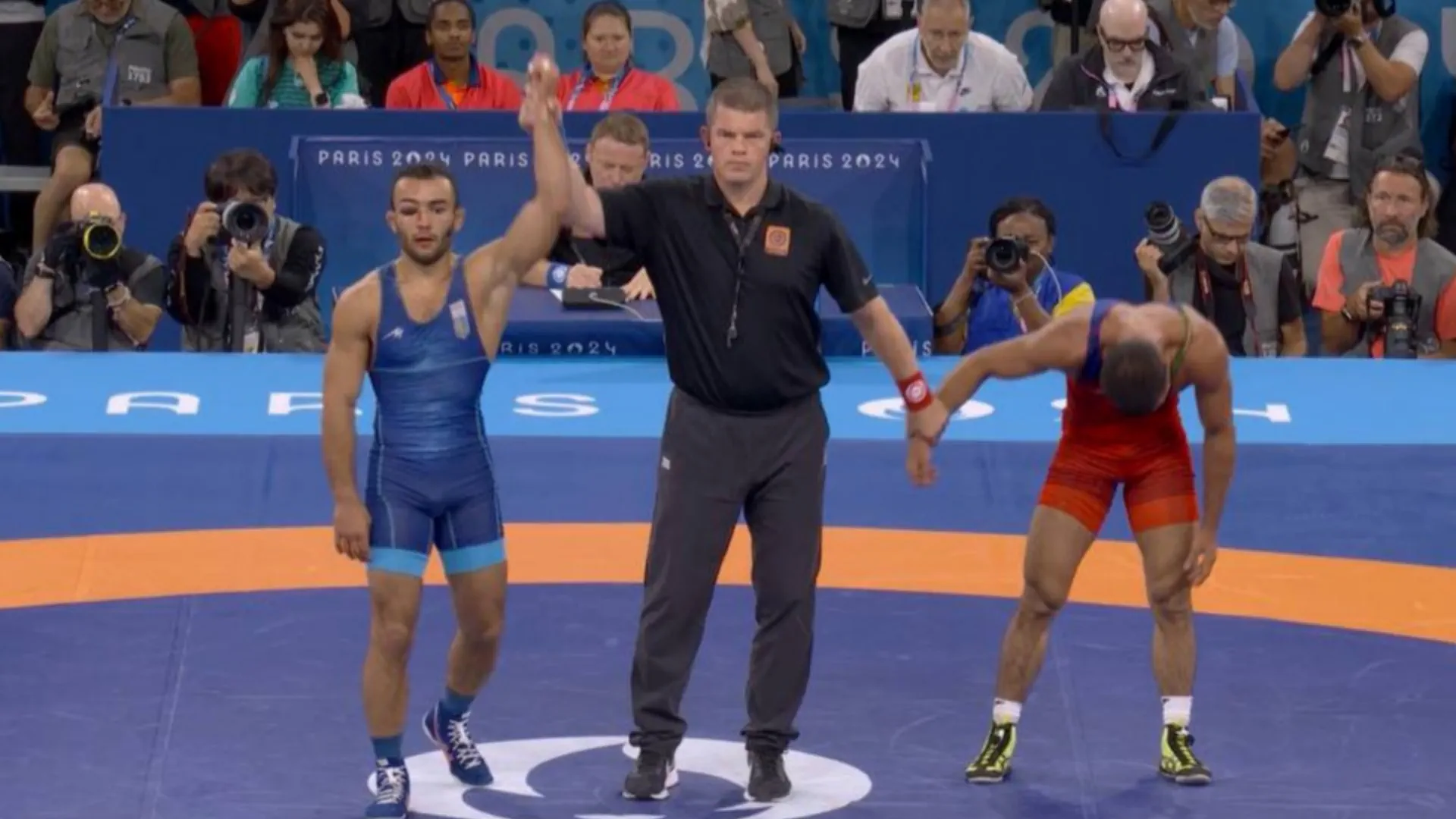 Ukrainian wrestler with one eye reaches Olympic Greco-Roman wrestling final