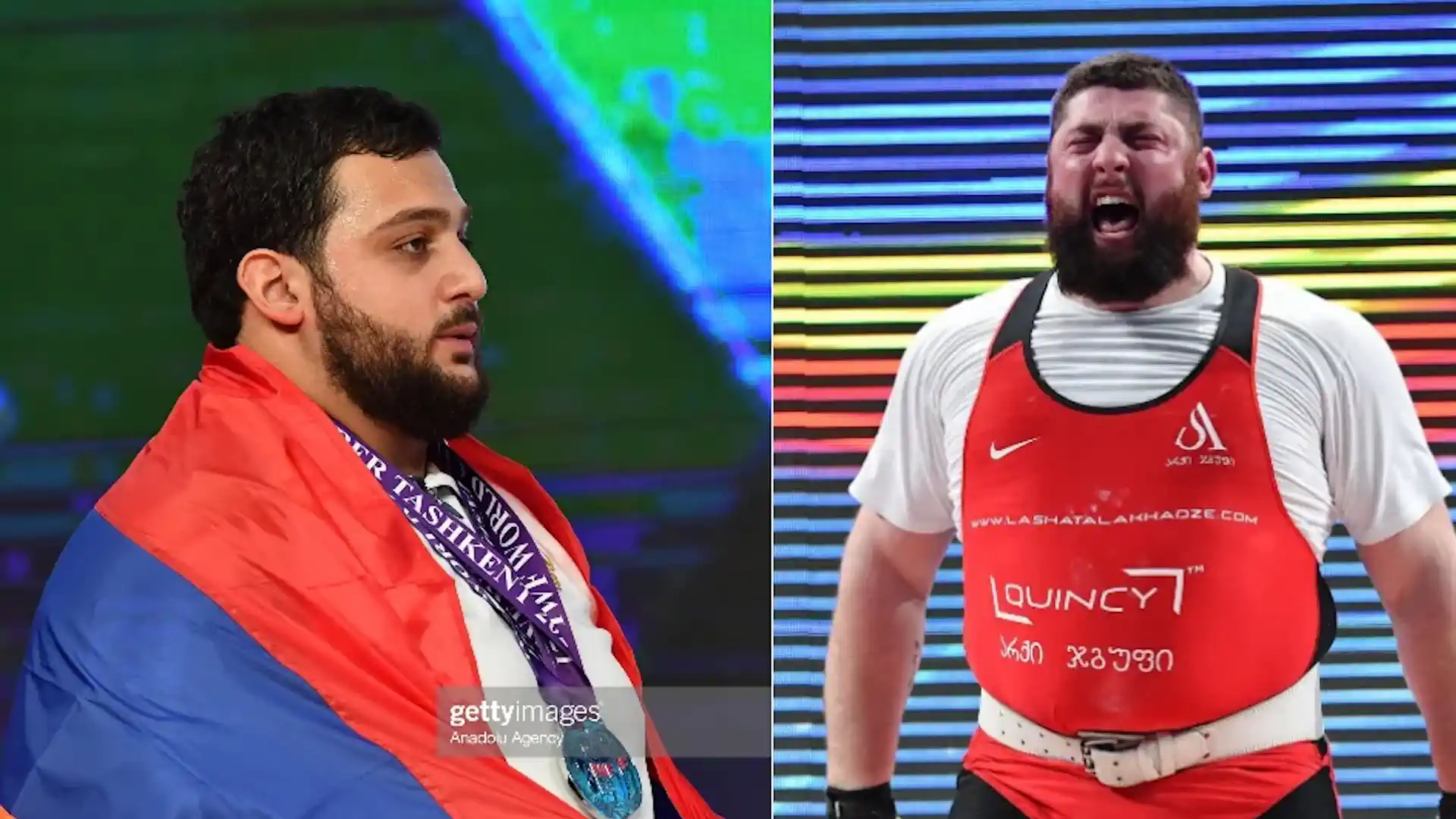 Lalayan and Minasyan vs. Lasha Talakhadze. Online broadcast of weightlifting