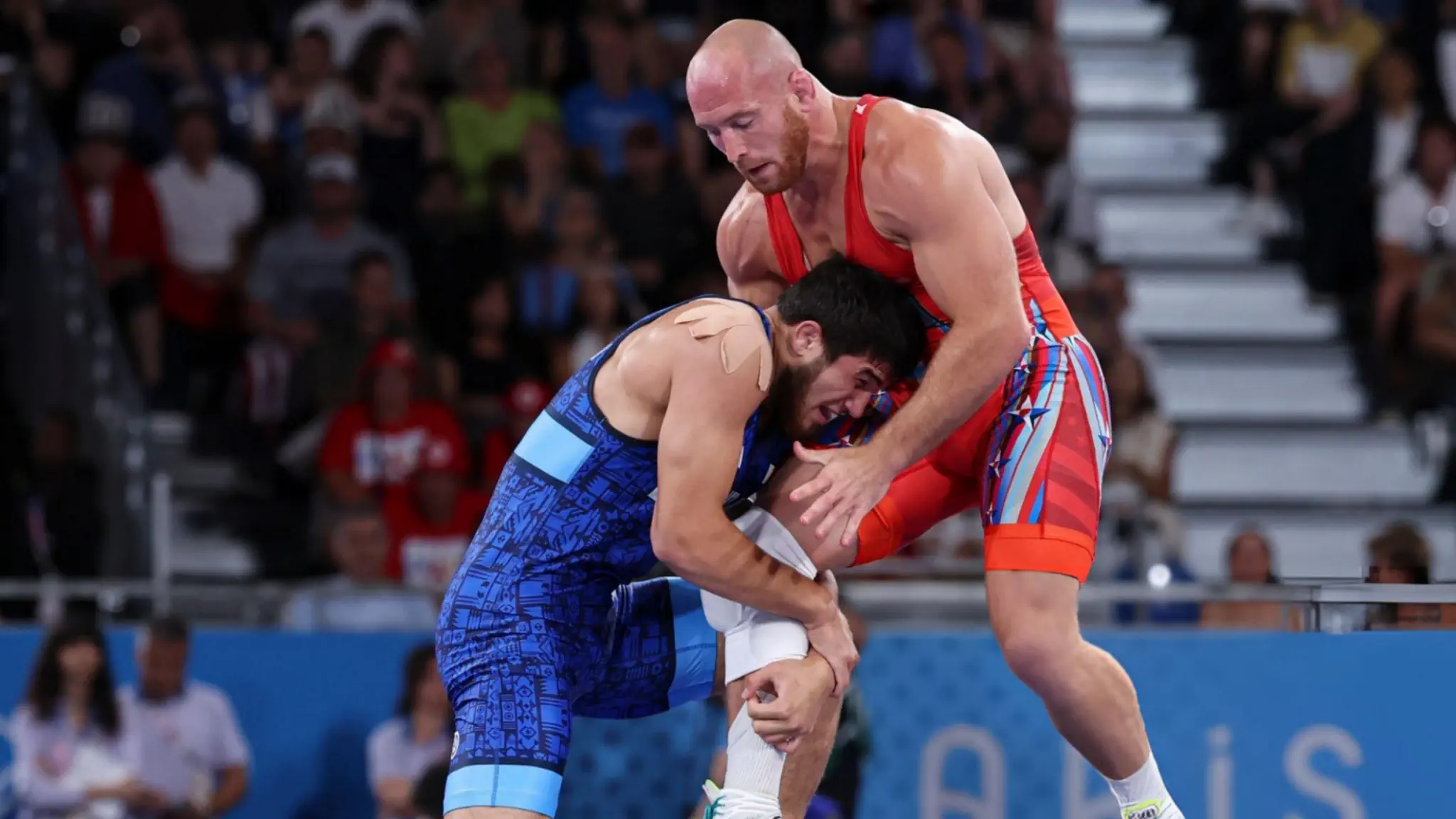 Olympic Games Freestyle Wrestling. Medalists in the 65kg and 97kg weight categories