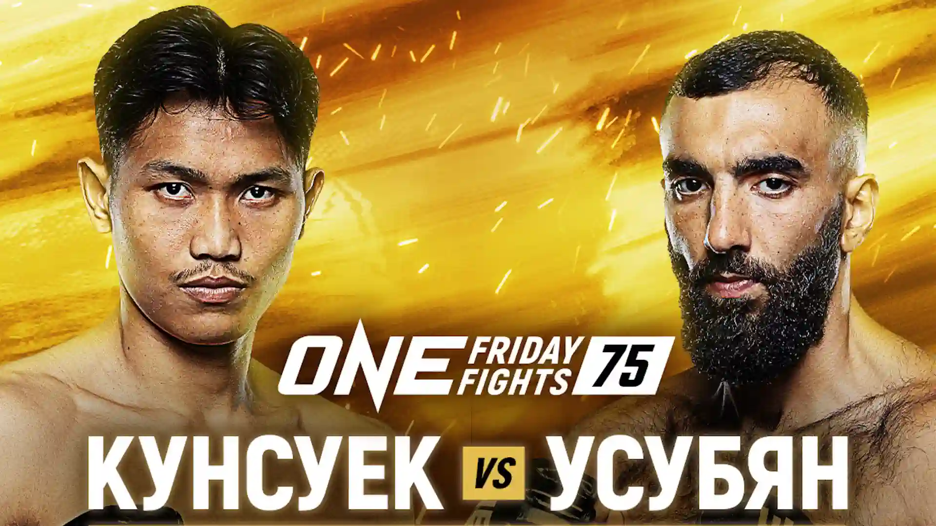 Усубян, Донгак и Бурматов - россияне на турнире ONE Friday Fights 75