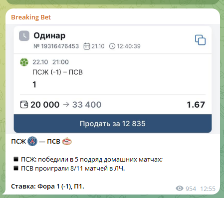 breaking bet телеграмм канал