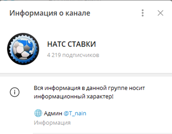 натс ставки