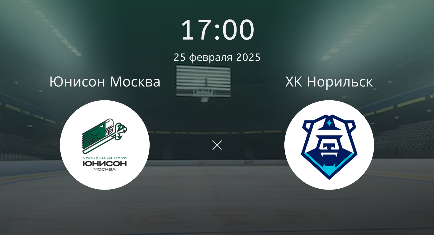 Юнисон Москва – ХК Норильск