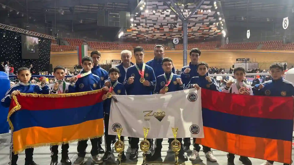 Роман Григорян, Серж Папян и Самвел Арзуманян получили золото на кубке Европы по кикбоксингу