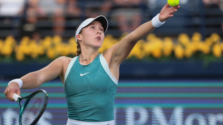 Стал известен заработок Андреевой за победу на «тысячнике» в Индиан-Уэллсе