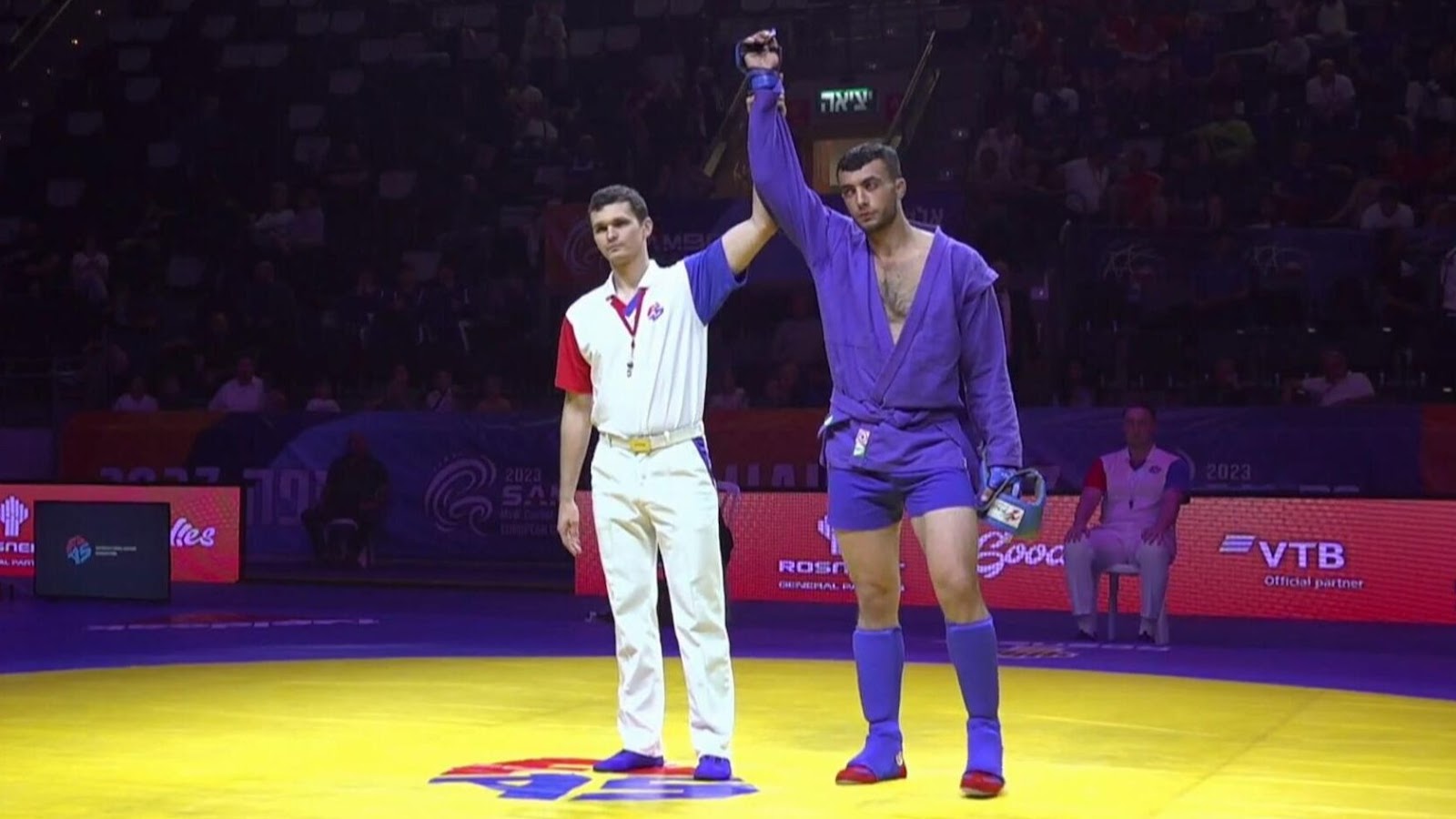 Арман Аванесян прошел в финал чемпионата Европы по самбо