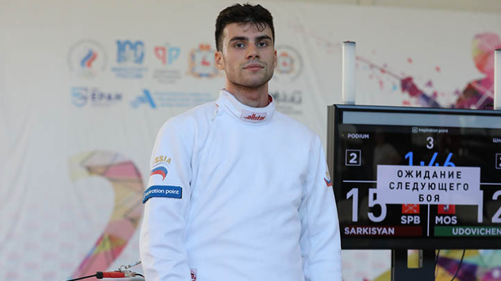 Артем Саркисян стал чемпионом России по фехтованию на шпагах