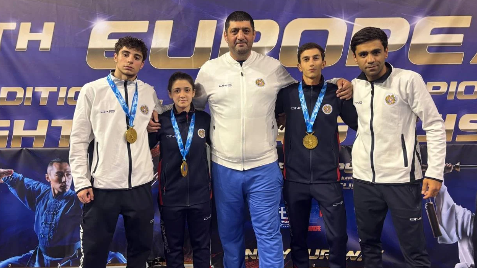 Армянская сборная по ушу заработала 19 медалей на чемпионате Европы