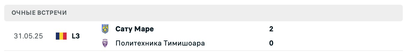 Политехника Тимишоара – Сату Маре 2025 Политехника Тимишоара – Сату Маре 2025