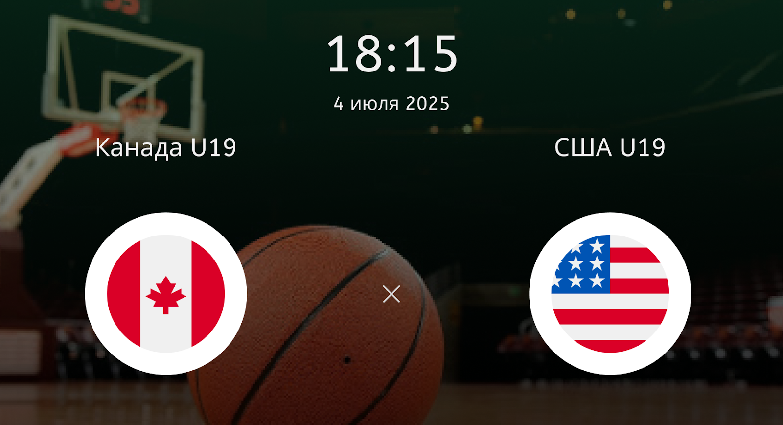 Канада U19 – США U19