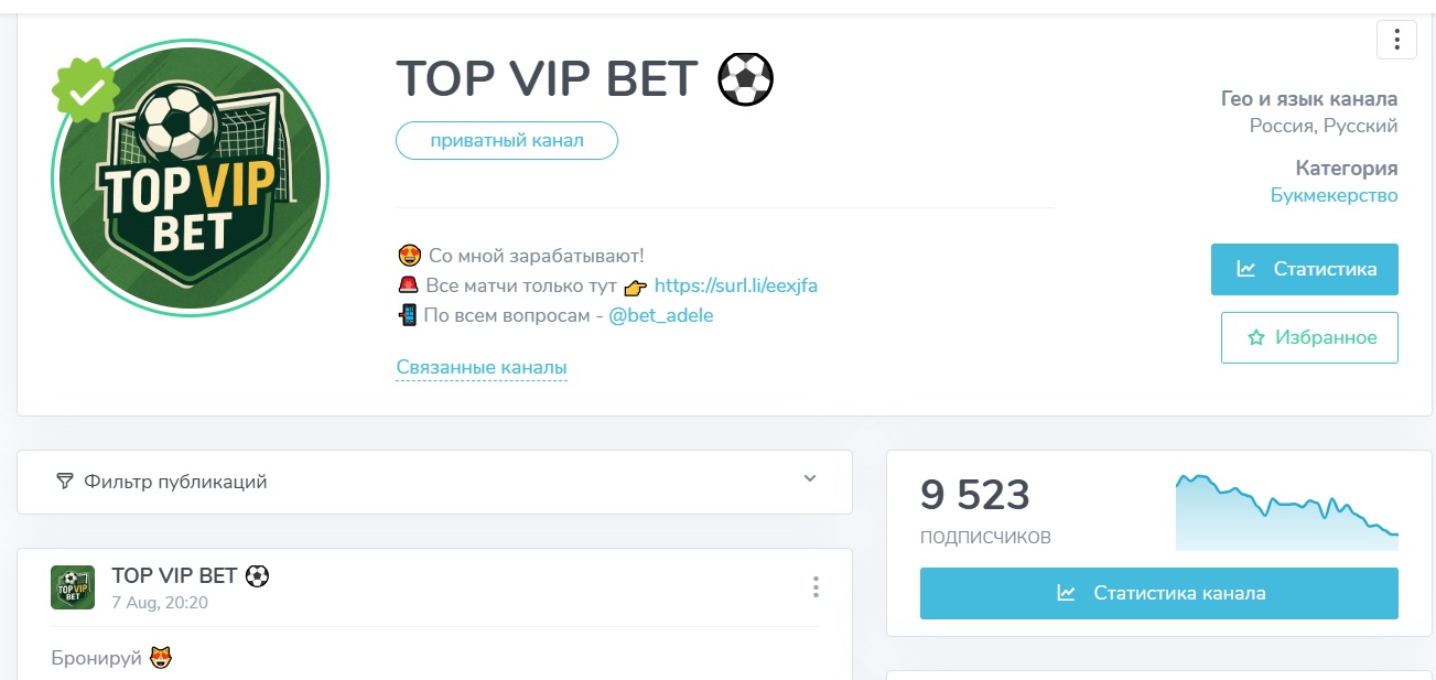 TOP VIP BET отзывы