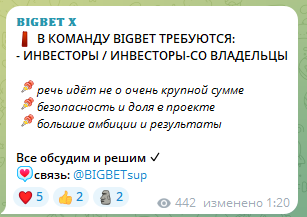 Набор инвесторов в проект