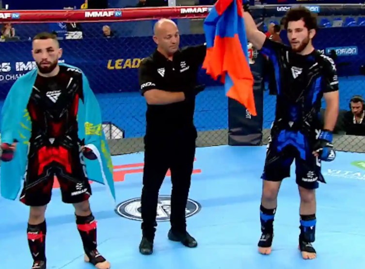 Армянские бойцы на ЧМ по ММА не просто участвовали