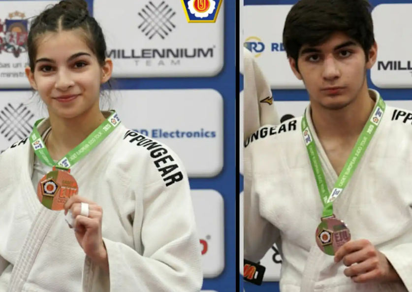 Артак и Анна Азарумяны завоевали бронзу на Кубке Европы по дзюдо U18 в Риге