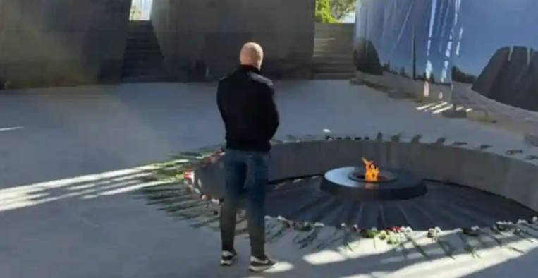 Сандро Перкович посетил Мемориал Геноцида армян