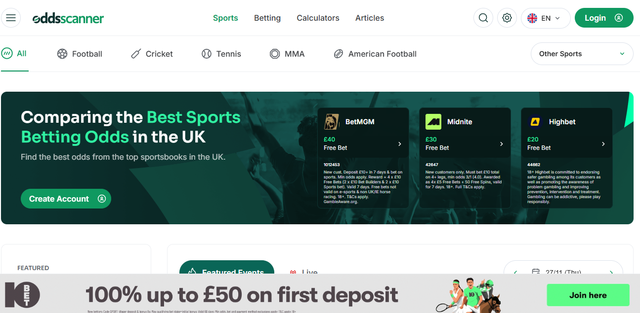 Главная страница сайта