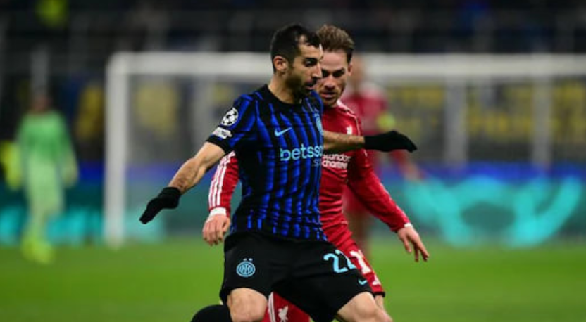 Мхитарян получил высокие оценки на фоне поражения «Интера» от «Ливерпуля»