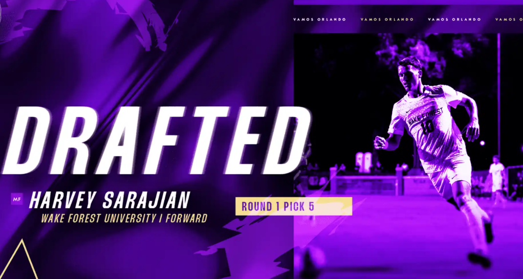Полузащитник Харви Сараджян стал одним из главных открытий драфта MLS 2026