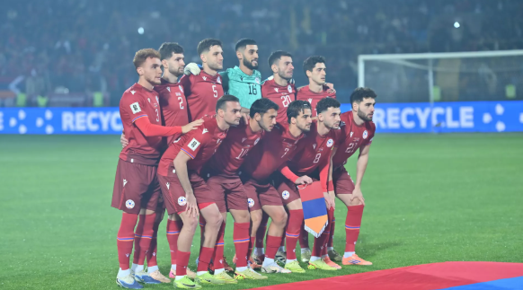 Сборная Армении завершает год без сдвигов в рейтинге FIFA