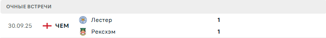 Рексхэм - Лестер матч