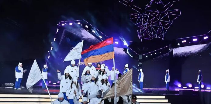 Флаг Армении на Олимпиаде-2026