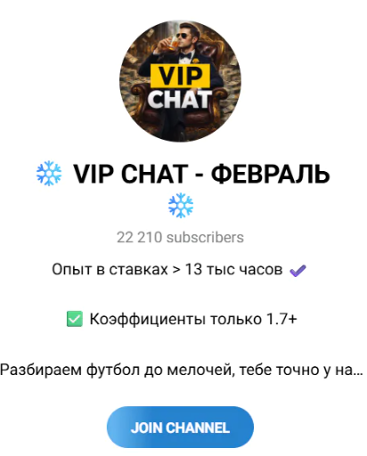 VIP CHAT ФЕВРАЛЬ телеграмм