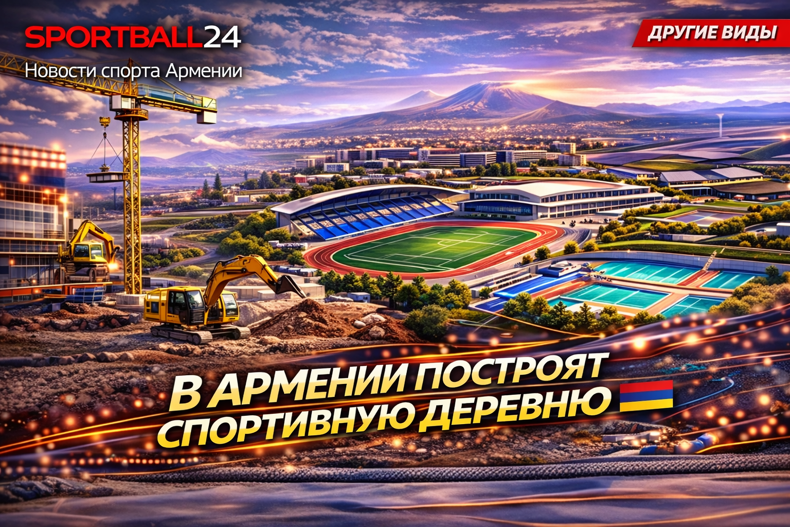 В Армении построят спортивную деревню Всеармянских игр