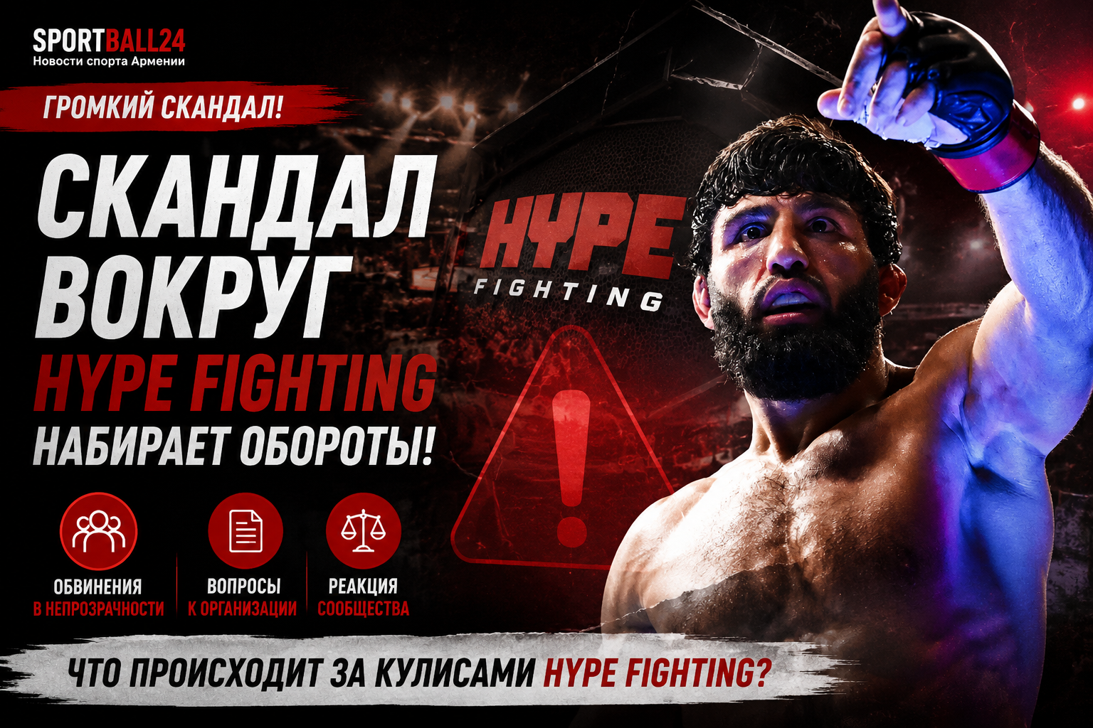 Скандал вокруг Hype Fighting набирает обороты