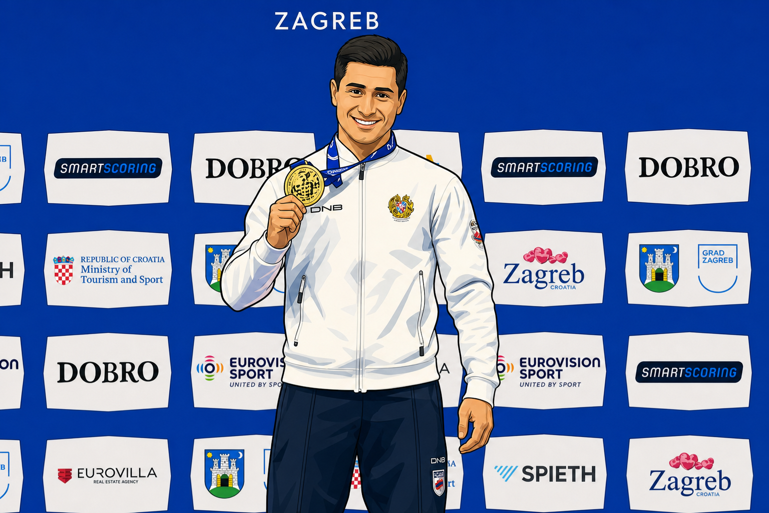 Армянские гимнасты выиграли три медали на чемпионате Европы в Загребе
