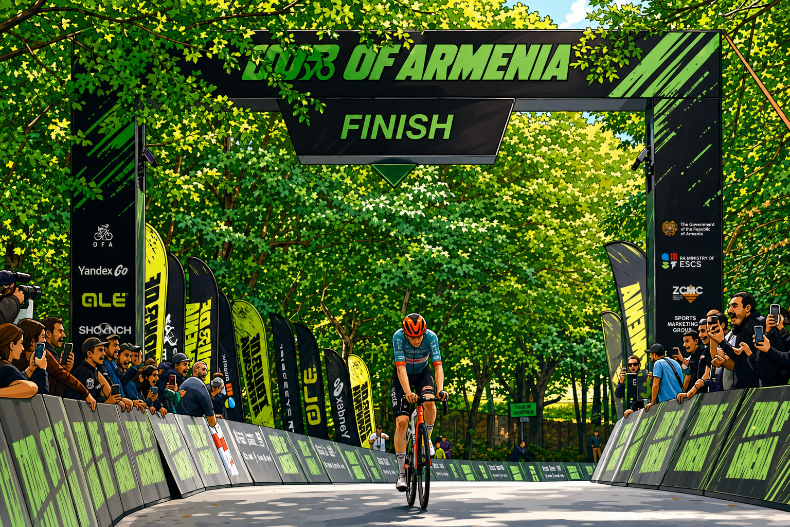 Макс Хайндс выиграл третий этап Tour of Armenia
