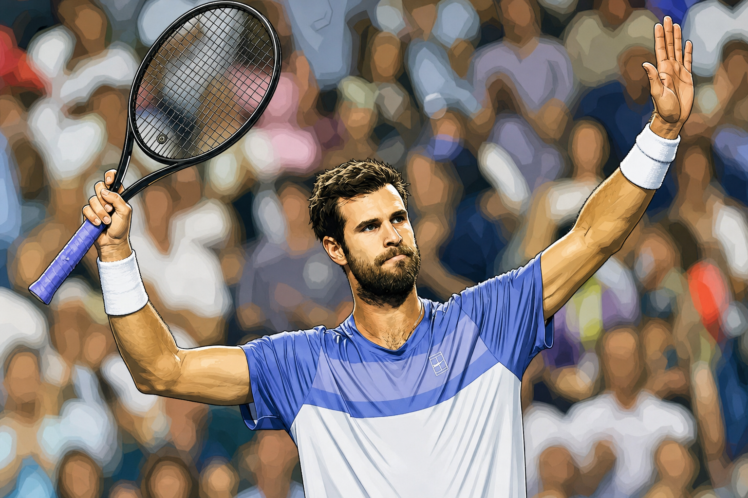 Карен Хачанов прошел во второй круг турнира ATP 250 в Алма-Ате