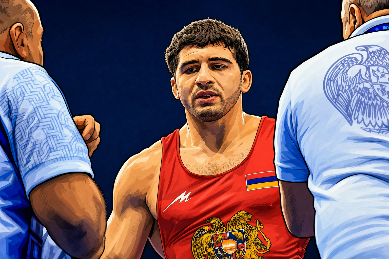 Малхас Амоян начал чемпионат мира с победы