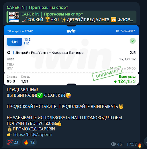 caper in прогнозы