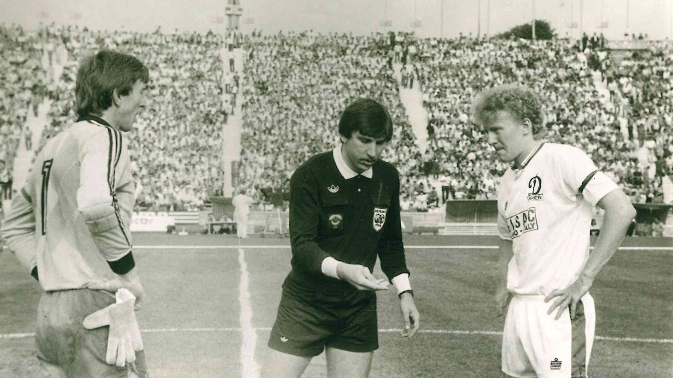 Матч чемпионата СССР по футболу